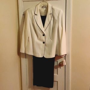 Brown and White suit